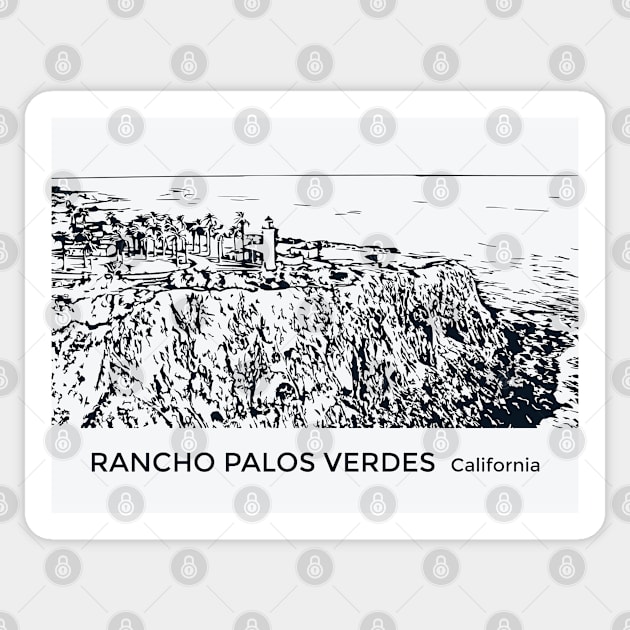 Rancho Palos Verdes California Sticker by Lakeric